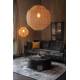 Lampadaire Meezan Dutchbone Luminaire Moderne Eclairage sur Pied en Métal Doré 48x48x143cm