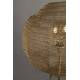 Lampadaire Meezan Dutchbone Luminaire Moderne Eclairage sur Pied en Métal Doré 48x48x143cm