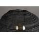 Lampadaire Meezan Dutchbone Luminaire Moderne Eclairage sur Pied en Métal Noir 48x48x143cm