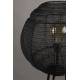 Lampadaire Meezan Dutchbone Luminaire Moderne Eclairage sur Pied en Métal Noir 48x48x143cm