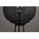 Lampadaire Meezan Dutchbone Luminaire Moderne Eclairage sur Pied en Métal Noir 48x48x143cm