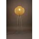 Lampadaire Meezan Dutchbone Luminaire Moderne Eclairage sur Pied en Métal Gris Sable 48x48x143cm