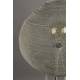 Lampadaire Meezan Dutchbone Luminaire Moderne Eclairage sur Pied en Métal Gris Sable 48x48x143cm
