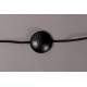 Lampadaire Meezan Dutchbone Luminaire Moderne Eclairage sur Pied en Métal Gris Sable 48x48x143cm