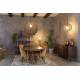 Suspension M Meezan Dutchbone Luminaire Moderne Eclairage en Métal Noir 48x48x151cm