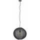 Suspension M Meezan Dutchbone Luminaire Moderne Eclairage en Métal Noir 48x48x151cm