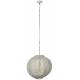 Suspension M Meezan Dutchbone Luminaire Moderne Eclairage en Métal Gris Sable 48x48x151cm