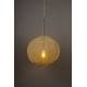 Suspension M Meezan Dutchbone Luminaire Moderne Eclairage en Métal Gris Sable 48x48x151cm