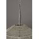 Suspension M Meezan Dutchbone Luminaire Moderne Eclairage en Métal Gris Sable 48x48x151cm