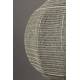 Suspension M Meezan Dutchbone Luminaire Moderne Eclairage en Métal Gris Sable 48x48x151cm
