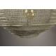 Suspension M Meezan Dutchbone Luminaire Moderne Eclairage en Métal Gris Sable 48x48x151cm