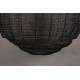 Suspension XL Meezan Dutchbone Luminaire Moderne Eclairage en Métal Noir 77x77x180cm