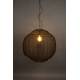 Suspension XL Meezan Dutchbone Luminaire Moderne Eclairage en Métal Noir 77x77x180cm