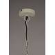 Suspension XL Meezan Dutchbone Luminaire Moderne Eclairage en Métal Gris Sable 77x77x180cm