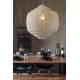 Suspension XL Meezan Dutchbone Luminaire Moderne Eclairage en Métal Gris Sable 77x77x180cm