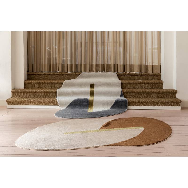 Tapis Phila Zuiver Carpette Design Décoration de Salon en Tissu Synthétique  2 Coloris 1x160x257cm - L'Héritier du Temps