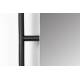 Miroir Emma Zuiver Glace Moderne Décoration Murale en Métal Noir et Verre Trempé 12x56x70cm