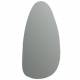 Miroir Hinès Athezza Glace Moderne Décoration Murale en Verre et Bois Noir 1,2x45x90cm