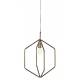 Suspension Prisme Tora Gamme Athezza Luminaire à Suspendre Plafonnier Lampe 1 Ampoule en Métal Laiton Doré 43x43x60cm