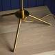 Lampe de Bureau François Signature Lampe Trépied Luminaire à Poser Bicolore Métal 31x40x70cm