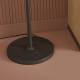 Lampadaire Verre Métal Gris Fulgurant Signature Luminaire Pampilles 10 lampes 52x52x170cm