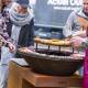 Grille de Cuisson Barbecue Ronde Plancha de Cuisson Acier 2 Tailles