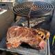 Grille de Cuisson Barbecue Ronde Plancha de Cuisson Acier 2 Tailles