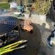 Grille de Cuisson Barbecue Ronde Plancha de Cuisson Acier 2 Tailles