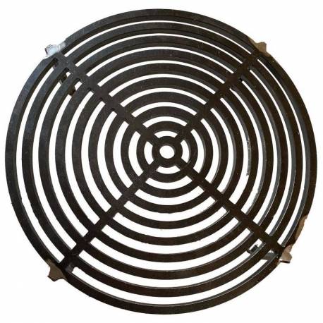 Grille de Cuisson Barbecue Ronde Plancha de Cuisson Acier 2 Tailles