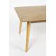 Table Basse Fabio Naturel Woody Table d'Appoint Rectangulaire Console de Salon en Bois de Chêne Naturel 40x60x120cm