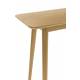 Console Fabio Naturel Woody Table d'Appoint Meuble de Rangement en Bois de Chêne Naturel 40x75x120cm