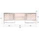 Meuble TV Class Dutchbone Meuble de Rangement Design Industriel Vintage en Acier et Bois Plaqué Acacia Noyer 45x60x180cm