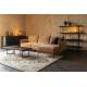 Etagère Class Dutchbone Colonne de Rangement Salon Vintage en Acier et Placage Acacia finition Noire 40x140x146cm
