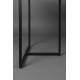 Table Rectangulaire Class Dutchbone Table de Repas Salon Design Vintage en Acier et Bois Plaqué Chêne Naturel 75x90x180cm