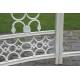 Charmante Tonnelle Elizabeth Gloriette de Jardin Pergola Abris Rond Kiosque en Fer Forgé et Fonte 340x250x250cm
