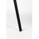 Lampe de Table Isla Bamboo Woody Luminaire sur Trépied Eclairage Moderne en Métal Noir et Bambou Naturel et Noir 55x33x33cm