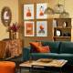 Table Basse Quadro Marque Hanjel Set de 2 Consoles Sellettes Guéridons 2 Dimensions en Teck et Métal 40x80x80cm
