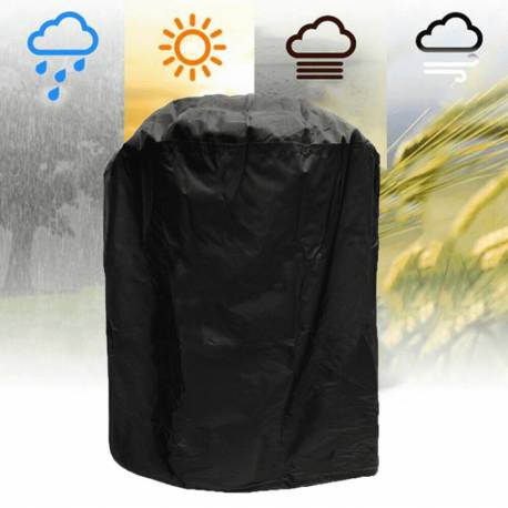 Housse Etanche pour Plancha Braséro et Néocube Actuel Outdoor en Polyester Noir