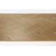 Table à Manger Fabio Naturel Woody Table de Repas Rectangulaire en Bois Plaqué Chêne Naturelle 75x80x160cm