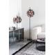 Lampe de Table Jaylee Woody Luminaire à poser métal et Abat-jour Coton 20x31x71 cml