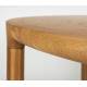 Table de Repas Storm Zuiver Table de Salle à Manger Ronde Bois Couleur Naturelle Design 75x128x128cm