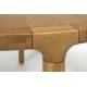 Table de Repas Storm Zuiver Table de Salle à Manger Ronde Bois Couleur Naturelle Design 75x128x128cm