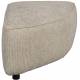 Pouf Angle Droit Hunter Zuiver Élément Canapé Modulable Assises de Salon en Tissu Côtelé 4 Coloris 38x60x100cm