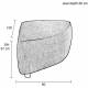 Pouf Angle Droit Hunter Zuiver Élément Canapé Modulable Assises de Salon en Tissu Côtelé 4 Coloris 38x60x100cm