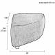 Pouf Angle Droit Hunter Zuiver Élément Canapé Modulable Assises de Salon en Tissu Côtelé 4 Coloris 38x60x100cm
