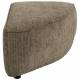 Pouf Angle Droit Hunter Zuiver Élément Canapé Modulable Assises de Salon en Tissu Côtelé 4 Coloris 38x60x100cm