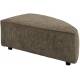 Pouf Angle Droit Hunter Zuiver Élément Canapé Modulable Assises de Salon en Tissu Côtelé 4 Coloris 38x60x100cm