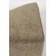 Pouf Angle Droit Hunter Zuiver Élément Canapé Modulable Assises de Salon en Tissu Côtelé 4 Coloris 38x60x100cm
