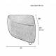 Pouf Angle Gauche Hunter Zuiver Élément Canapé Modulable Assises de Salon en Tissu Côtelé 4 Coloris 38x60x100cm