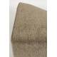Pouf Angle Gauche Hunter Zuiver Élément Canapé Modulable Assises de Salon en Tissu Côtelé 4 Coloris 38x60x100cm
